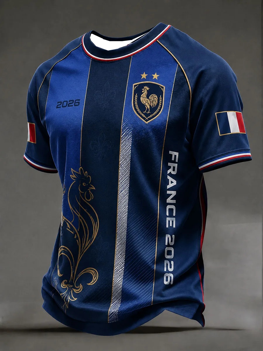 Sports Equipment Store - 2026 New France Football Jersey Y2K