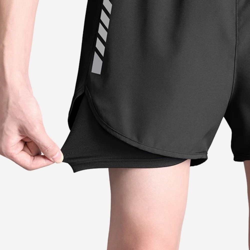 Sports Equipment Store - Breathable Double Layer Athletic Shorts Inner