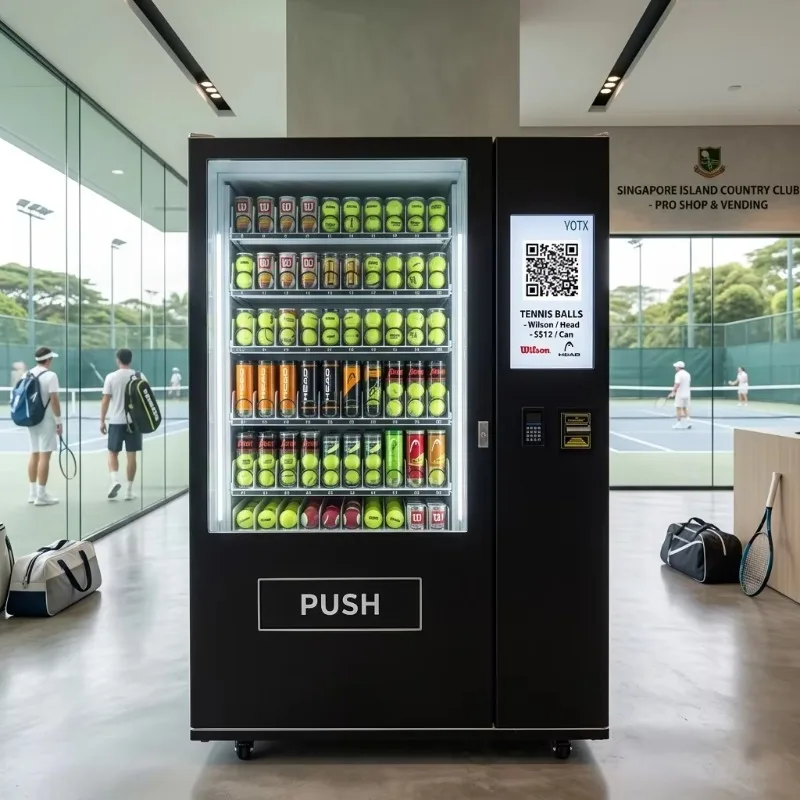 Sports Equipment Vending Machine - Customized Tennis Ball Vending Machine Touch
