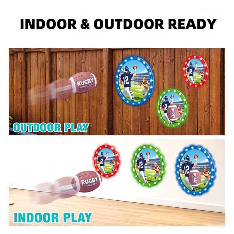 Glowing Rugby Throwing Sport S - огляд і ціна Rugby Training Ball