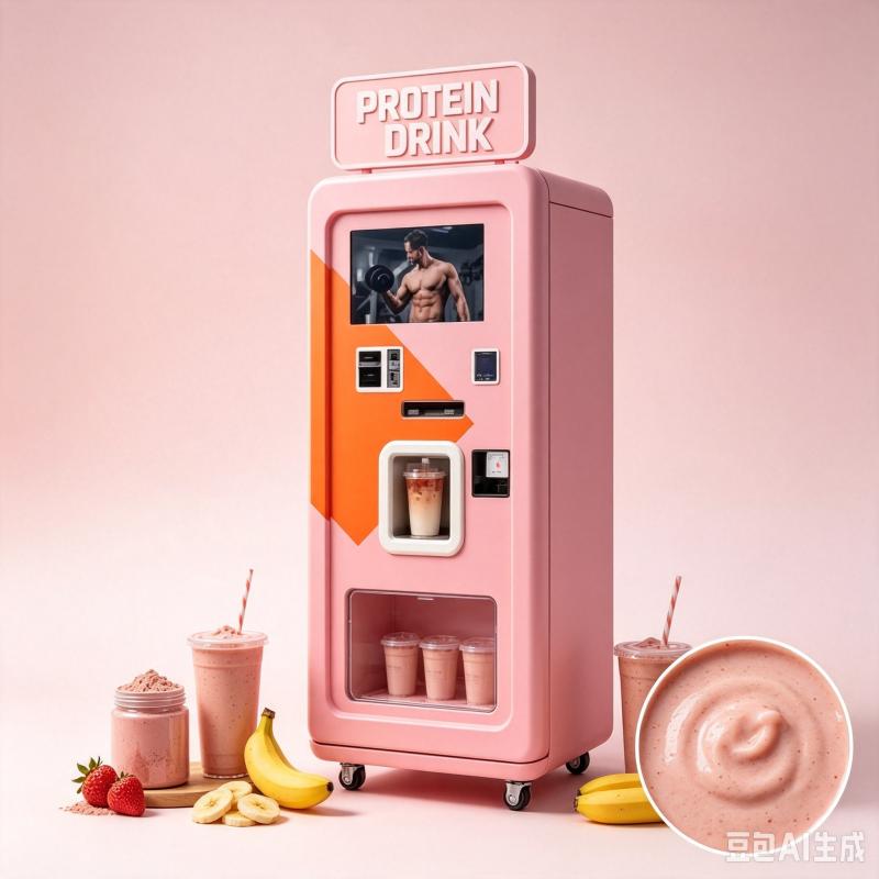 Automatic Protein Shake Vendin - огляд і ціна Sports Equipment Vending Machine