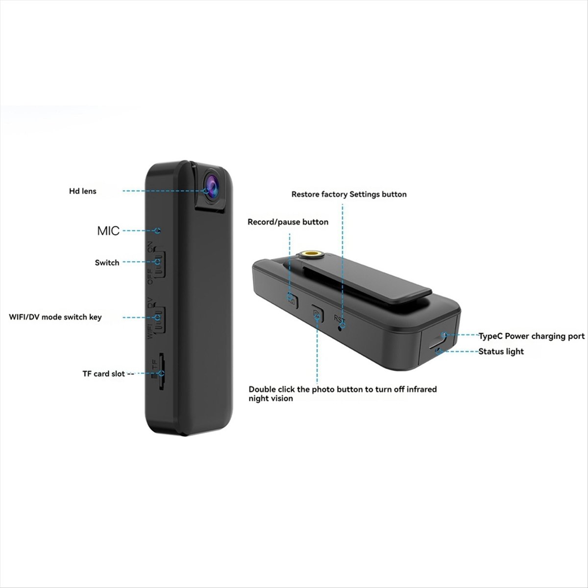 NEW WIFI Portable Recorder HD  - огляд і ціна Sports Equipment Video