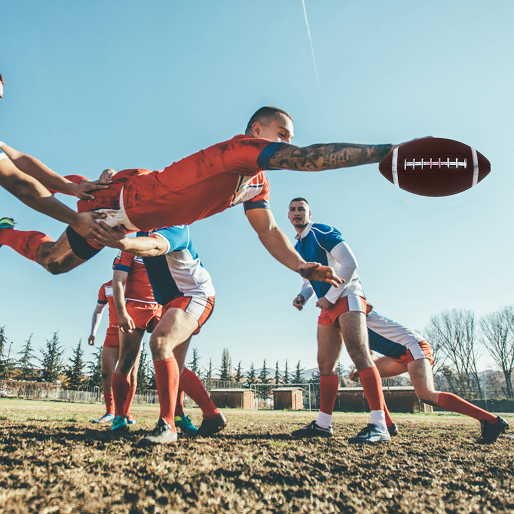2Pcs Inflatable Rugby Ball Chi - огляд і ціна Rugby Training Ball